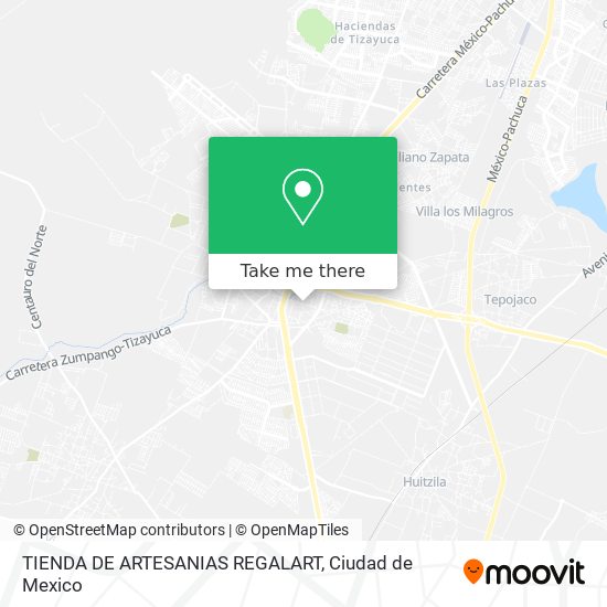 TIENDA DE ARTESANIAS REGALART map