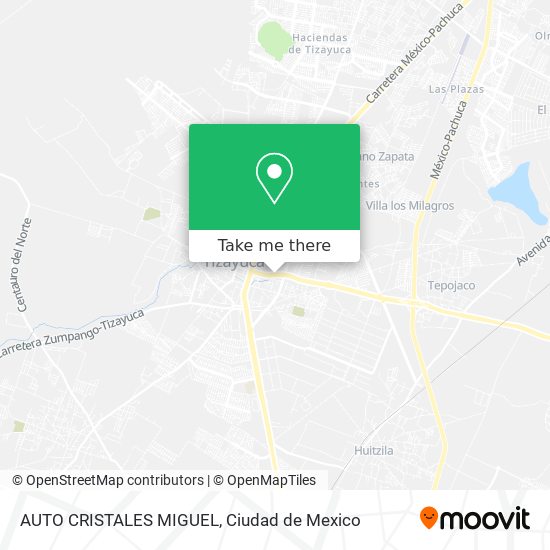 Mapa de AUTO CRISTALES MIGUEL