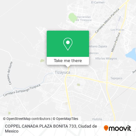 COPPEL CANADA PLAZA BONITA 733 map