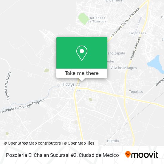 Pozoleria El Chalan Sucursal #2 map