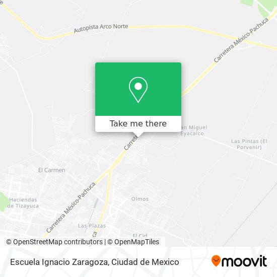 Mapa de Escuela Ignacio Zaragoza