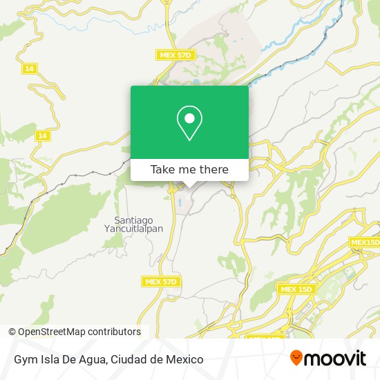 Gym Isla De Agua map