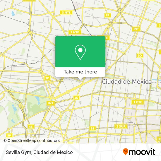 Mapa de Sevilla Gym