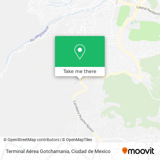 Terminal Aérea Gotchamania map