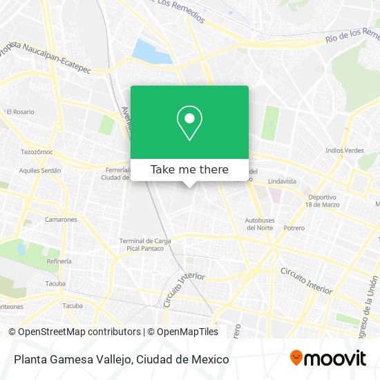 Planta Gamesa Vallejo map