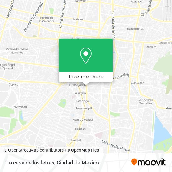 La casa de las letras map