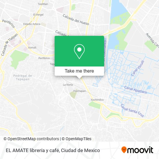 EL AMATE librería y café map