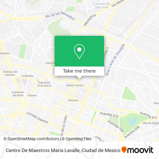 Mapa de Centro De Maestros Maria Lavalle