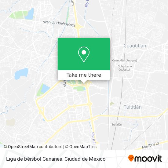 Mapa de Liga de béisbol Cananea