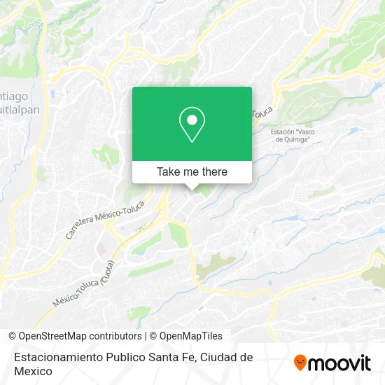 Estacionamiento Publico Santa Fe map