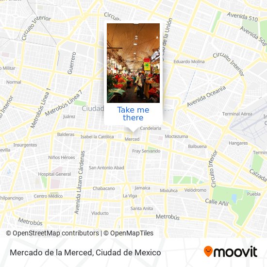 Mercado de la Merced map