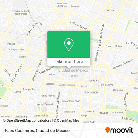 Mapa de Faes Casimires