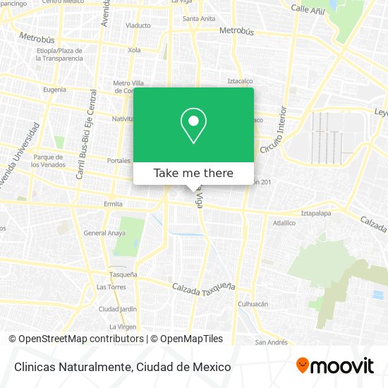 Clinicas Naturalmente map