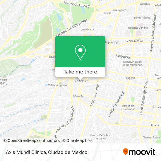 Axis Mundi Clinica map