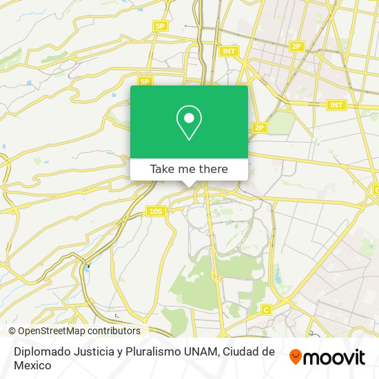 Mapa de Diplomado  Justicia y Pluralismo  UNAM