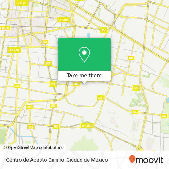 Centro de Abasto Canino map