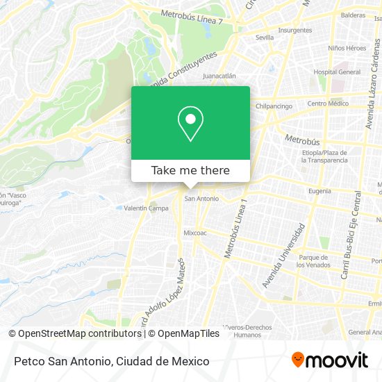 Petco San Antonio map
