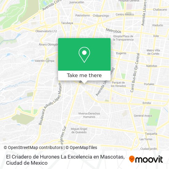 El Criadero de Hurones  La Excelencia en Mascotas map