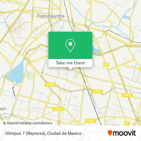 Olimpus 7 (Reynosa) map