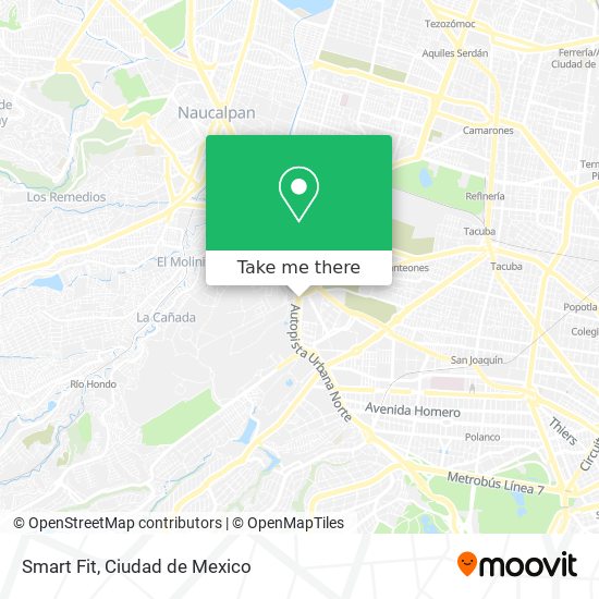 Mapa de Smart Fit