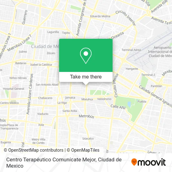 Mapa de Centro Terapéutico   Comunícate Mejor