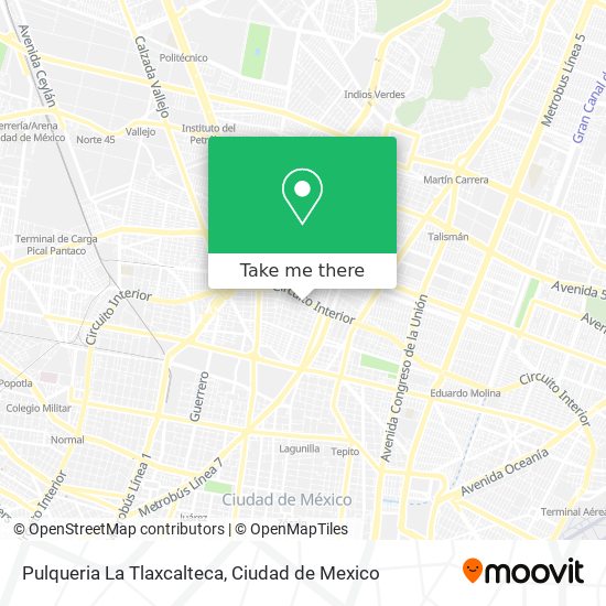 Pulqueria La Tlaxcalteca map