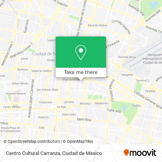 Centro Cultural Carranza map