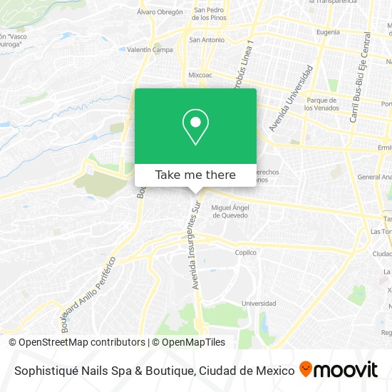 Sophistiqué Nails Spa & Boutique map
