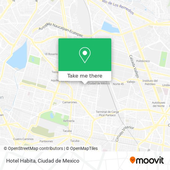 Hotel Habita map