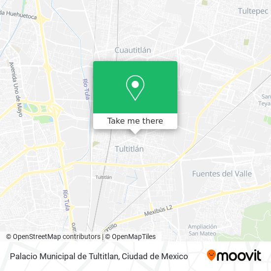 Palacio Municipal de Tultitlan map