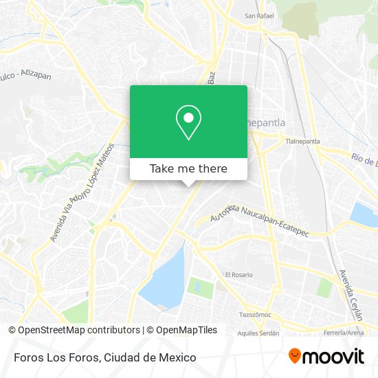 Foros  Los Foros map