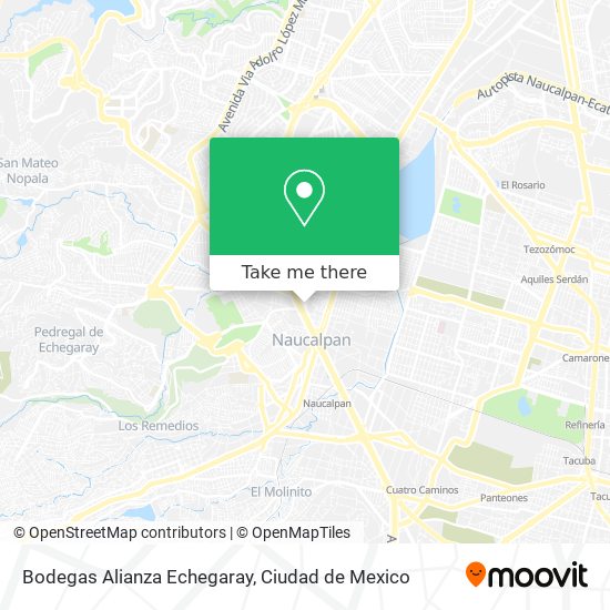 Mapa de Bodegas Alianza Echegaray