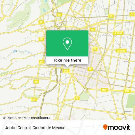 Mapa de Jardin Central