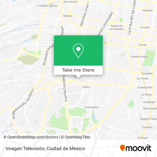 Imagen Televisión map