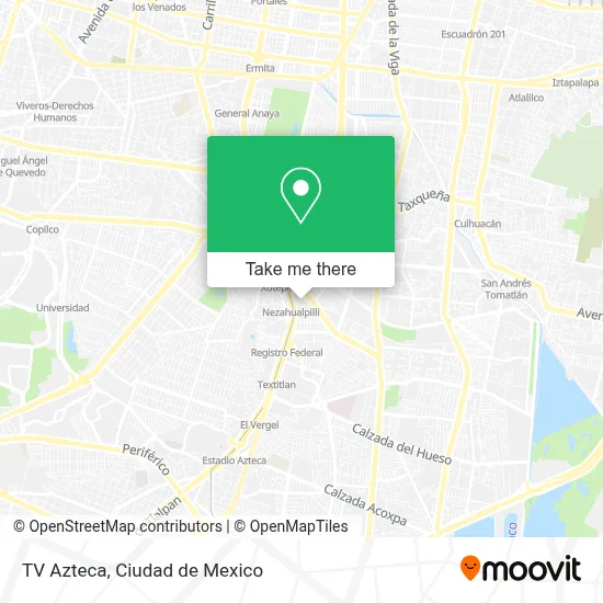 TV Azteca map