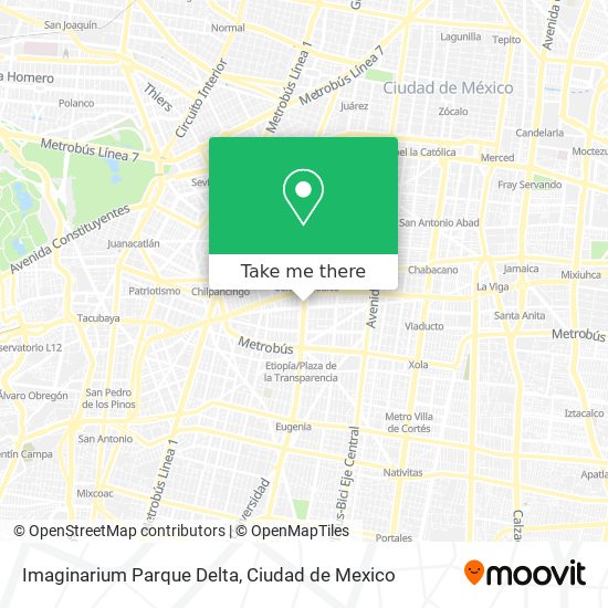 Imaginarium Parque Delta map