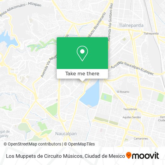 Los Muppets de Circuito Músicos map