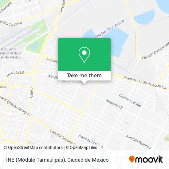 Mapa de INE (Módulo Tamaulipas)