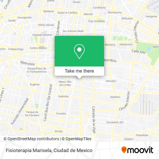 Fisioterapia Marisela map