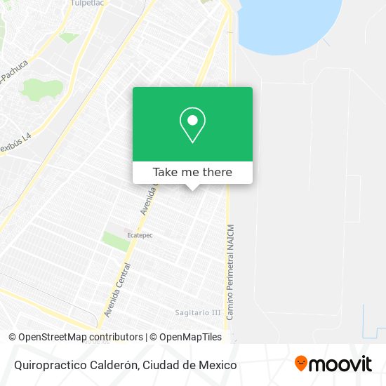 Mapa de Quiropractico Calderón