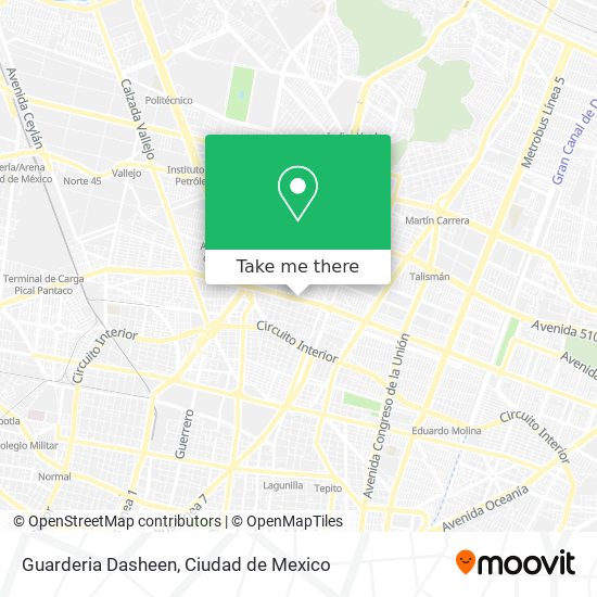 Guarderia Dasheen map