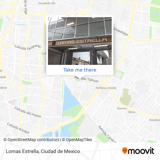 How to get to Lomas Estrella in Iztapalapa by Bus or Metro?