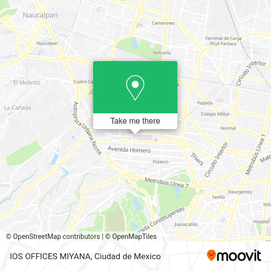 Mapa de IOS OFFICES MIYANA