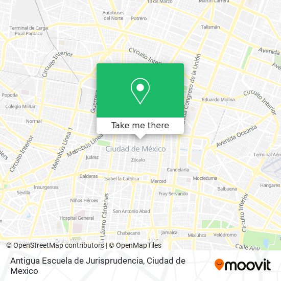 Antigua Escuela de Jurisprudencia map