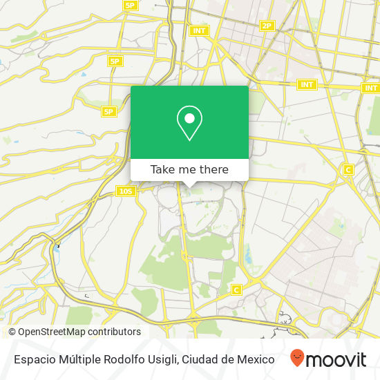 Espacio Múltiple Rodolfo Usigli map