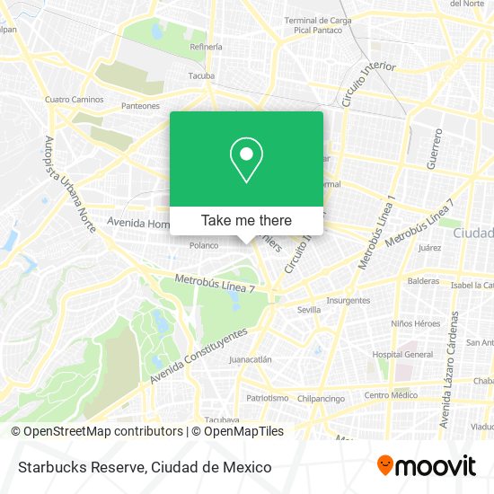 Starbucks Reserve map