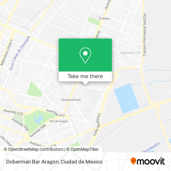 Doberman Bar Aragón map
