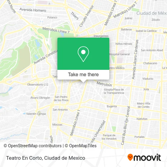 Teatro En Corto map