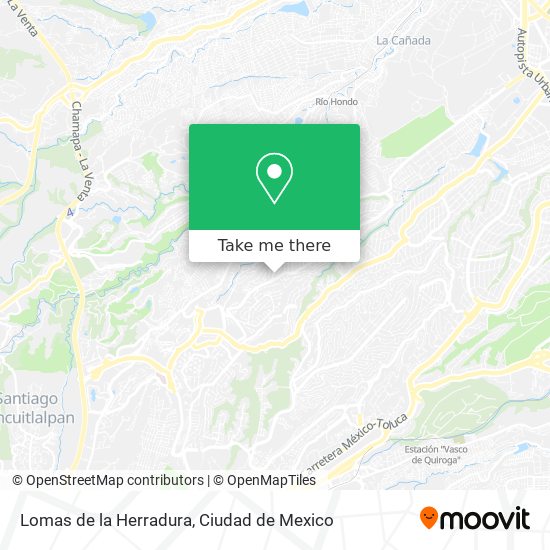 Lomas de la Herradura map