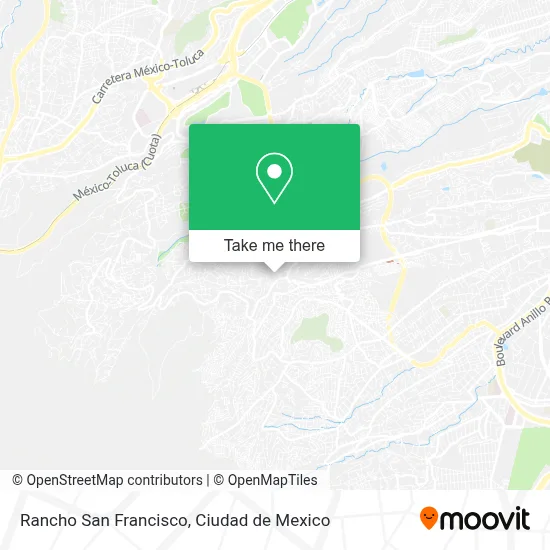 Rancho San Francisco map
